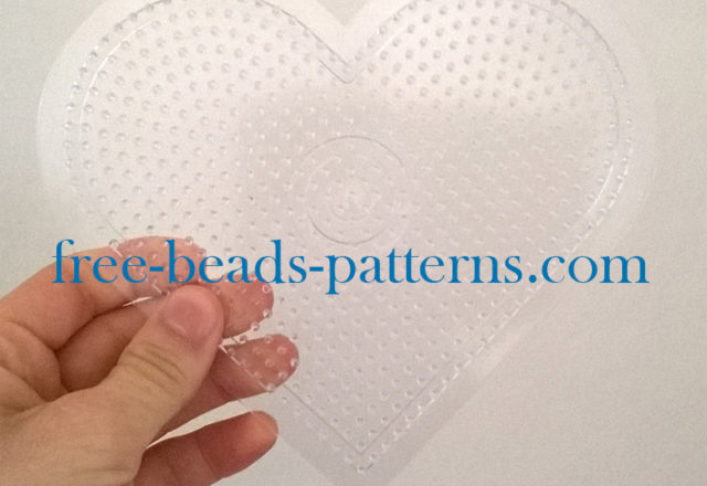 PlayBox midi iron beads glue beads hearts pegboard photo