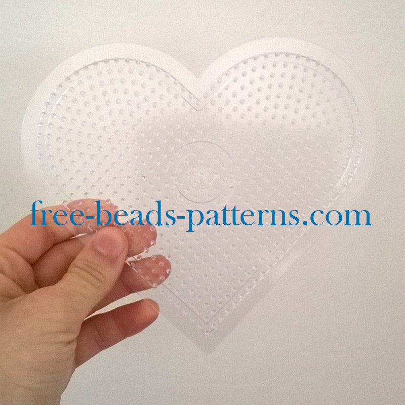 PlayBox midi iron beads glue beads hearts pegboard photo
