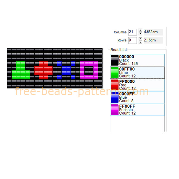 PlayStation controller symbols logo free perler beads fuse beads Hama Beads pattern