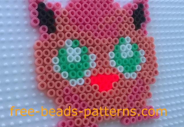 Pokemon Jigglypuff Hama Beads perler beads photos author Website User Bill (10)