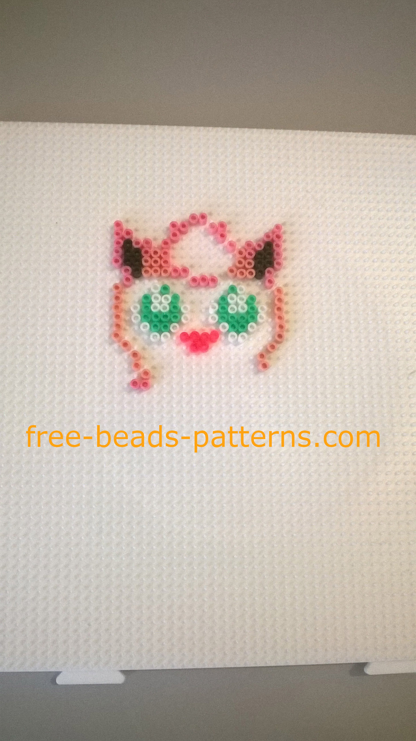 Pokemon Jigglypuff Hama Beads perler beads photos author Website User Bill (3)