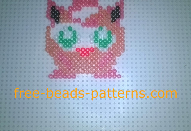 Pokemon Jigglypuff Hama Beads perler beads photos author Website User Bill (5)