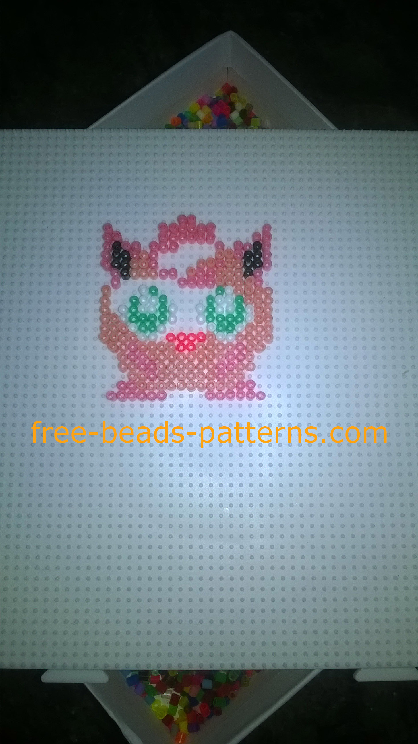 Pokemon Jigglypuff Hama Beads perler beads photos author Website User Bill (5)