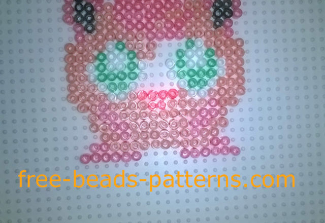 Pokemon Jigglypuff Hama Beads perler beads photos author Website User Bill (6)