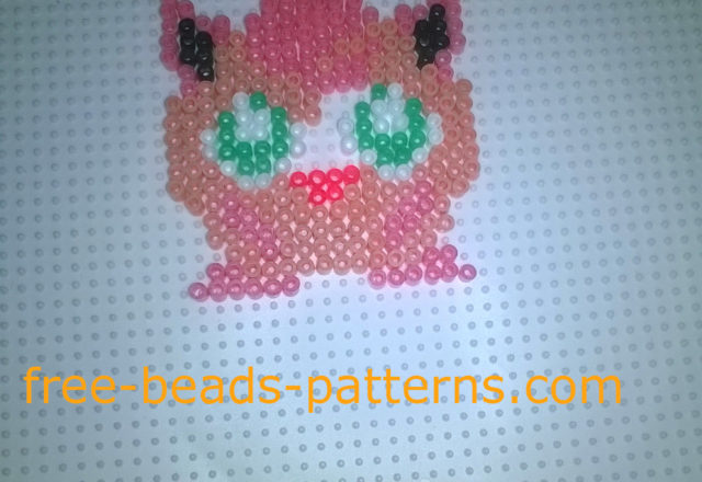 Pokemon Jigglypuff Hama Beads perler beads photos author Website User Bill (7)