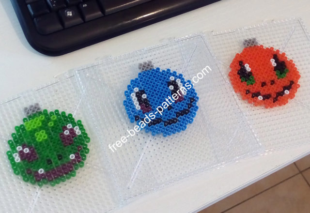 Pokemon Starters Christmas Ball Hama Beads Perler Pyssla