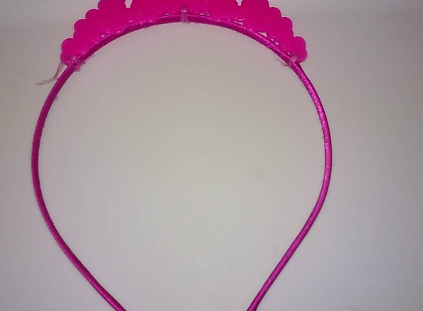 Pyssla Perler Princess headband by Instagram Follower katrina_montgomery2016