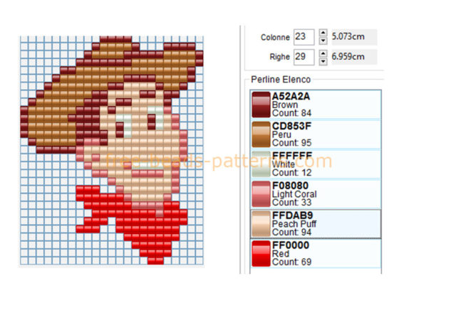 Sheriff Woody Toy Story cartoon character Hama Beads perler beads pattern