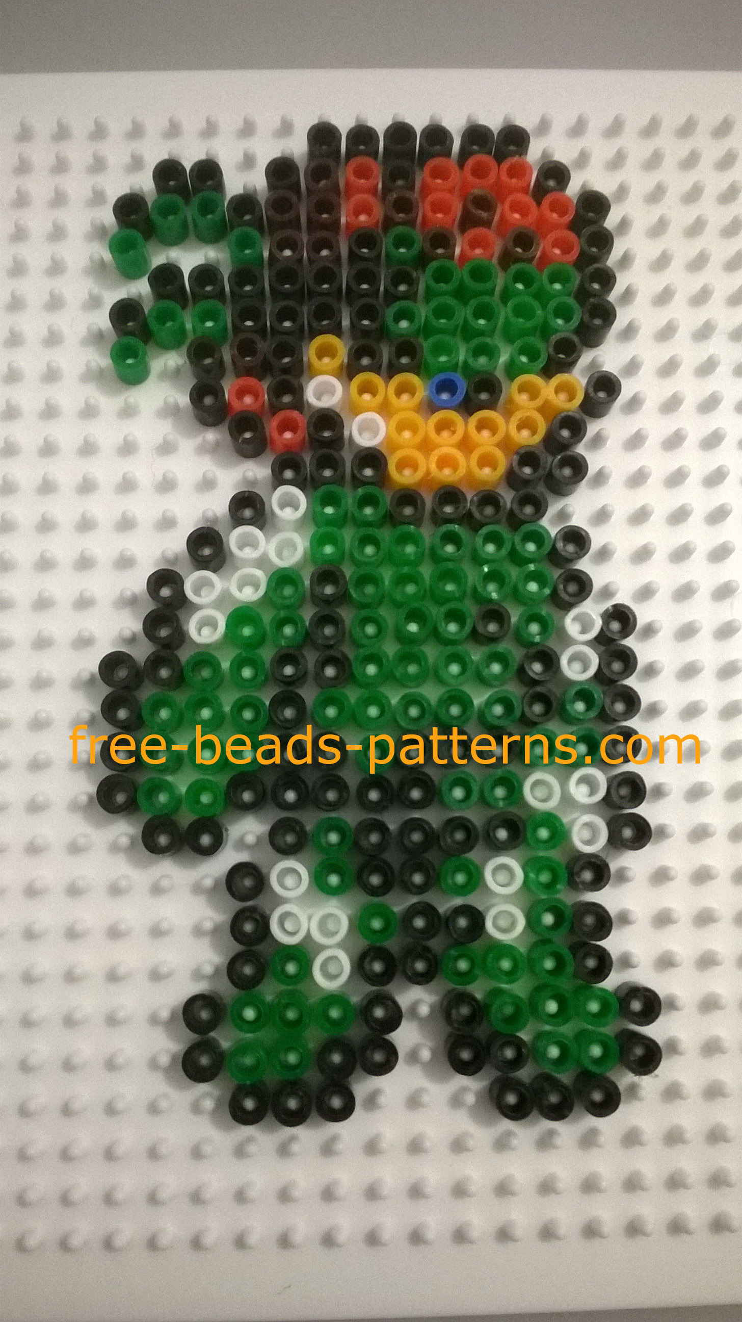 Solid Snake perler beads Ikea Pyssla 5 mm work photos Author Bill (3)