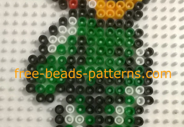 Solid Snake perler beads Ikea Pyssla 5 mm work photos Author Bill (4)