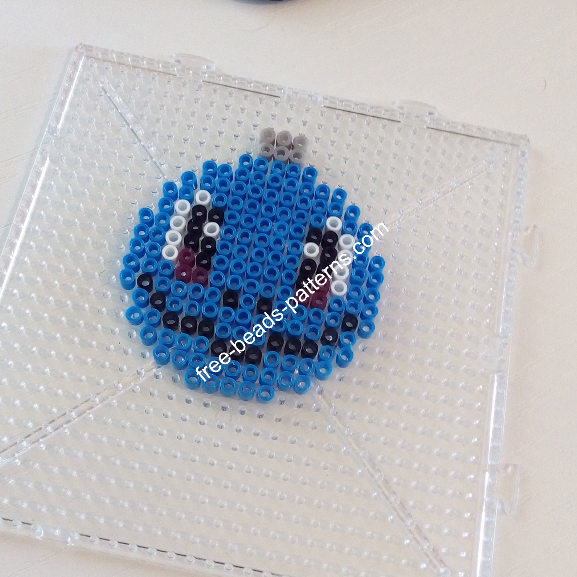 Squirtle Christmas Ball Hama Beads Perler Pyssla