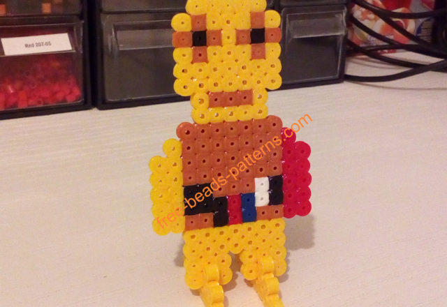 Star Wars C-3PO Artkal Beads work photos (1)