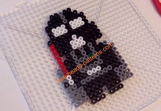 Star Wars Darth Vader Hama Beads work photos (2)