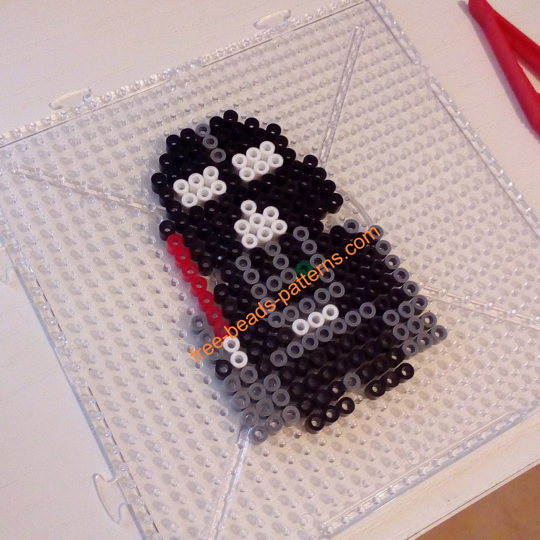 Star Wars Darth Vader Hama Beads work photos (2)