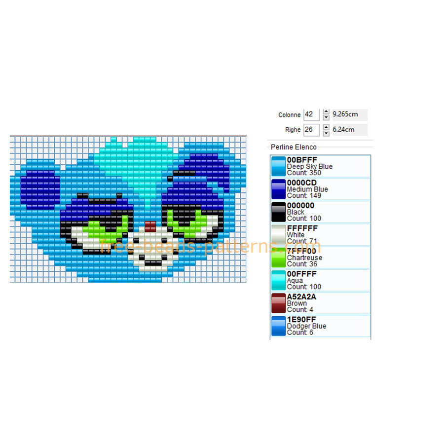 Sunil Nevla Littlest Pet Shop face free perler beads Hama Beads pattern