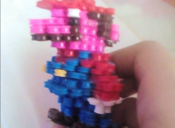 Super Mario 3D perler beads by Instagram Fan la_potterhead_creativa