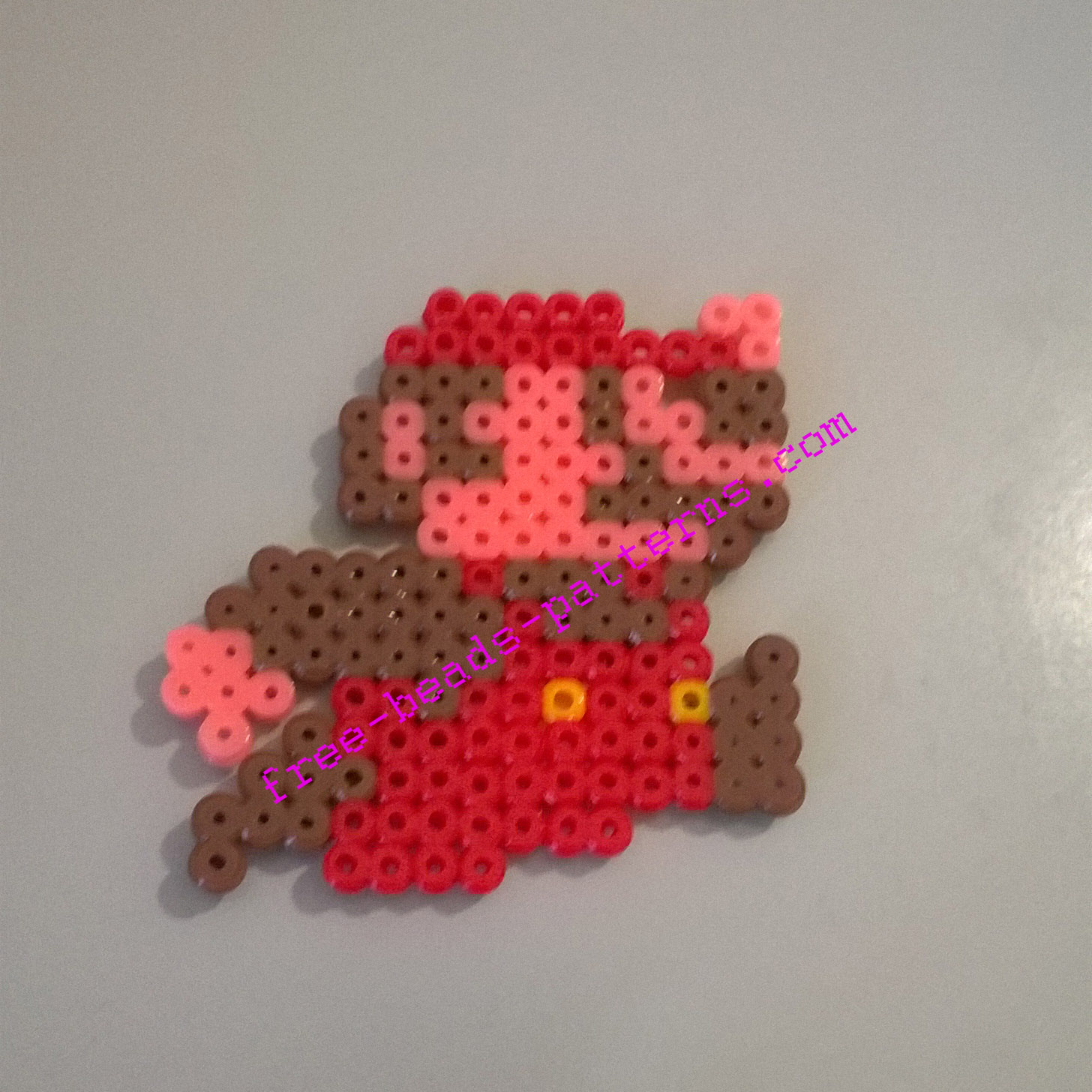 Super Mario Bros NES videogames perler beads sticker (2)