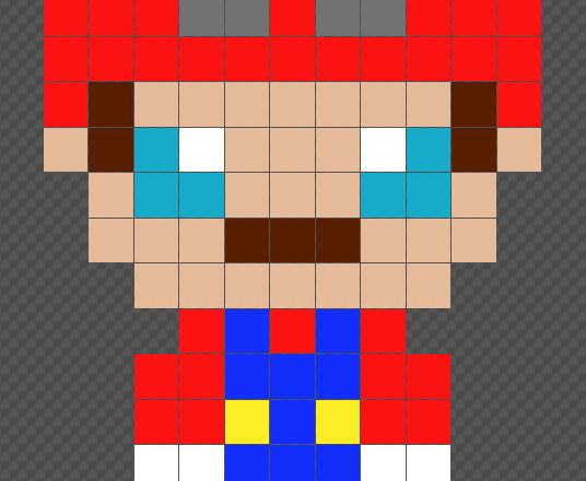 Super mario Odyssey Hama Beads Perler Beads pattern 11x19