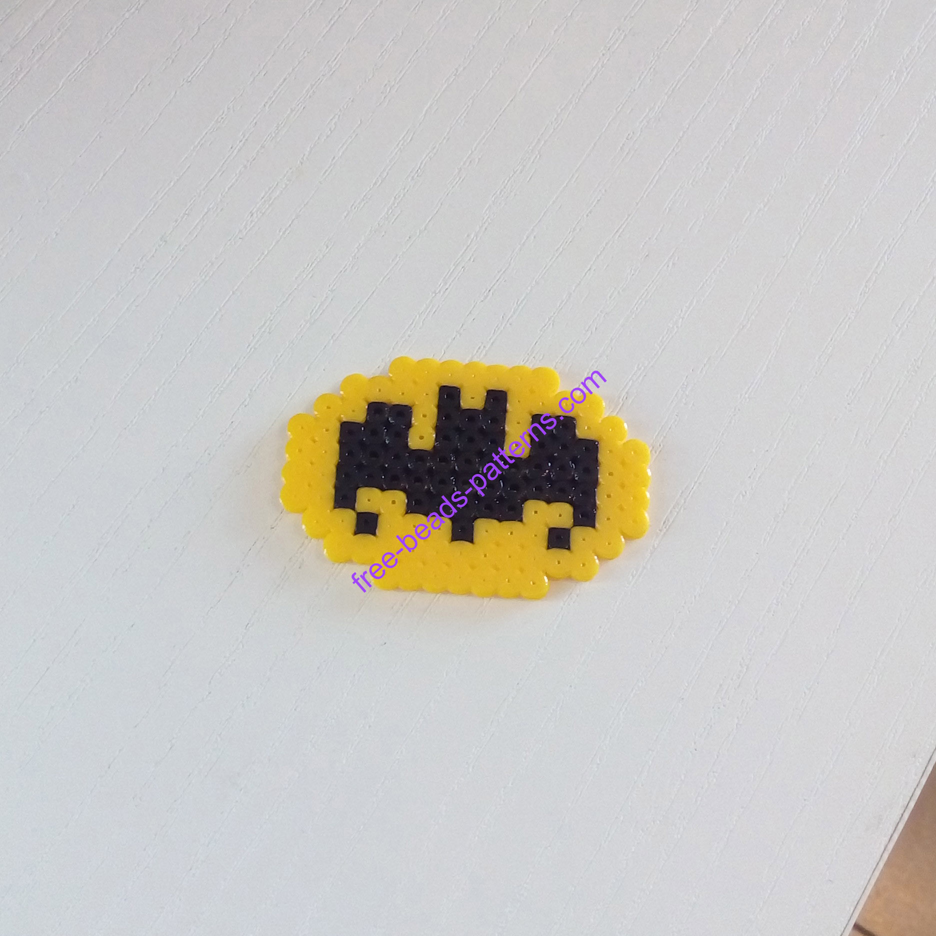 Superheroes Hama Beads Perler Batman work photos