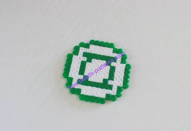 Superheroes Hama Beads Perler Green Lantern work photos