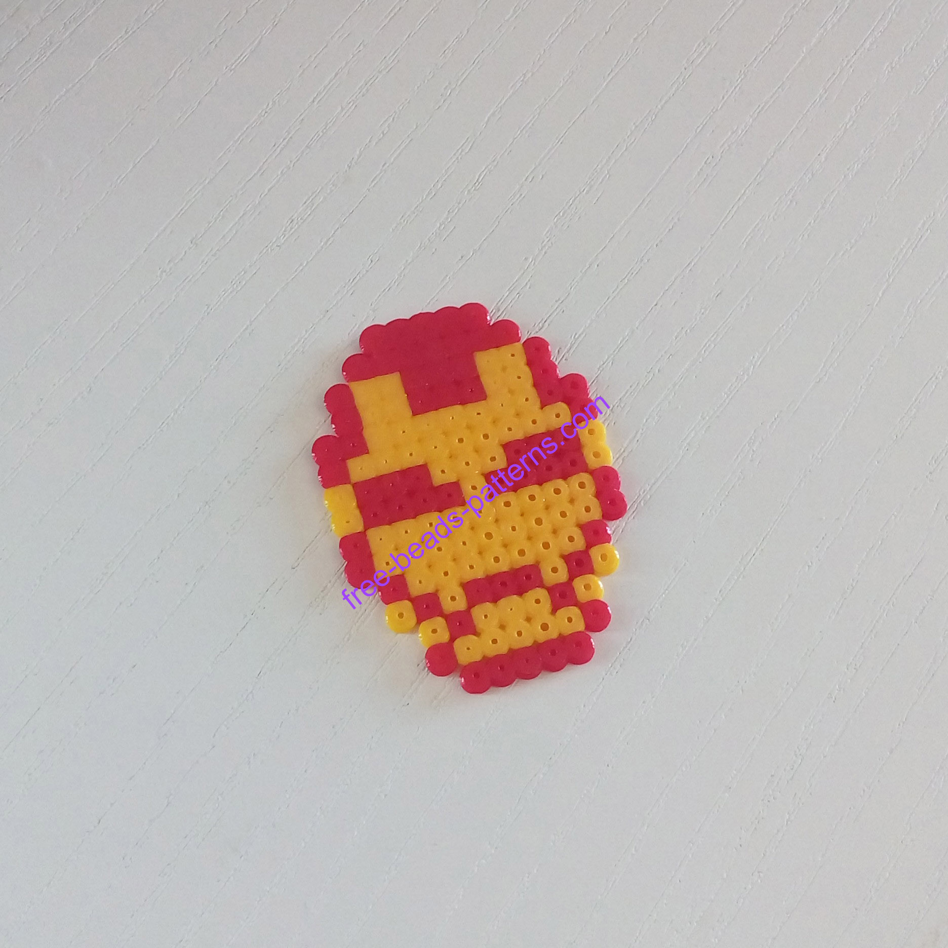 Superheroes Hama Beads Perler Ironman work photos