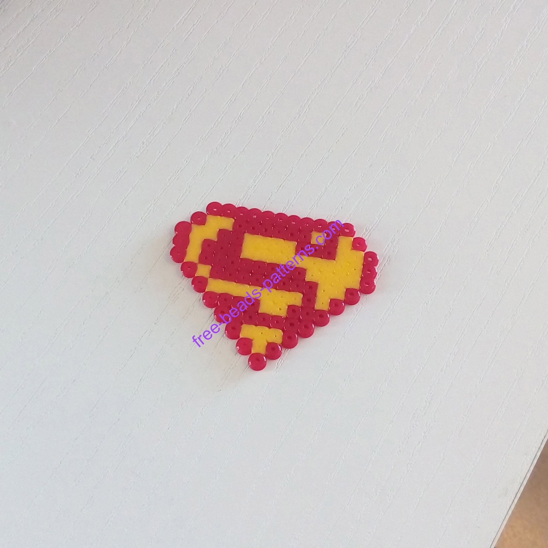 Superheroes Hama Beads Perler Superman work photos