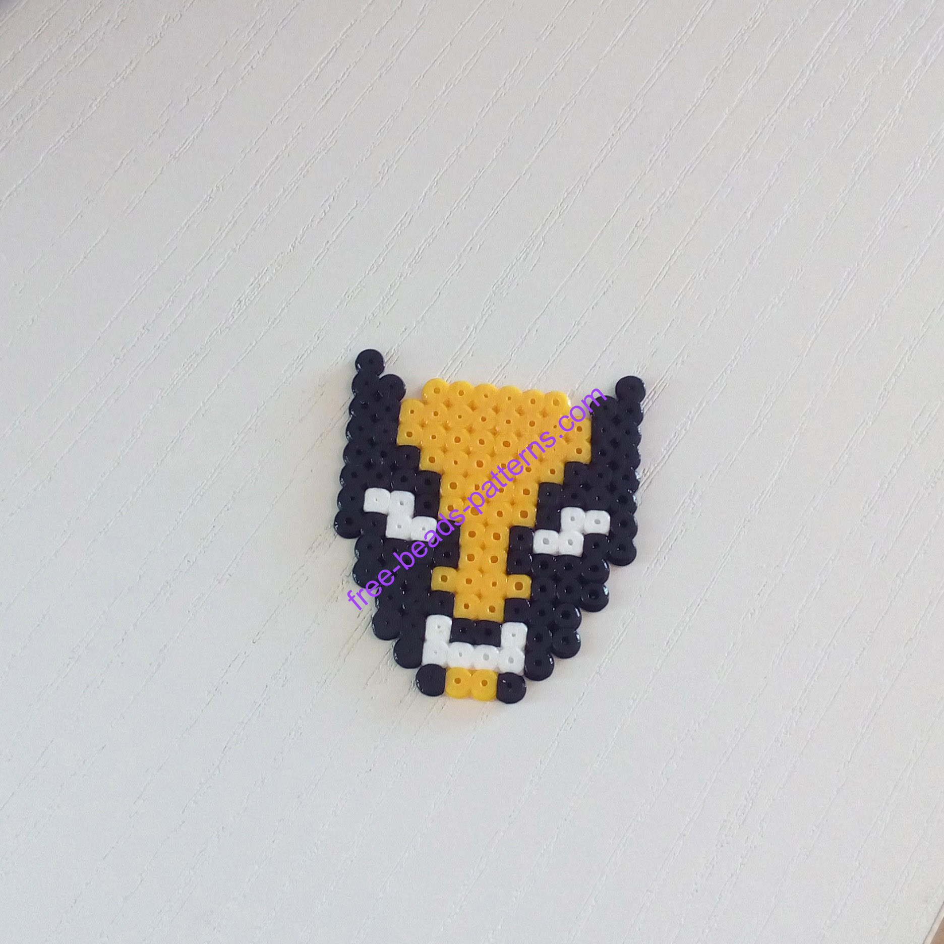 Superheroes Hama Beads Perler Wolverine work photos