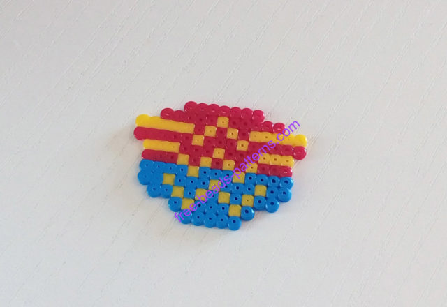 Superheroes Hama Beads Perler Wonder Woman work photos