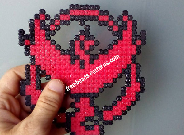 Team Valor Pokemon Go fuse beads hama beads work photo