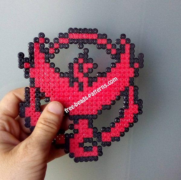 Team Valor Pokemon Go fuse beads hama beads work photo