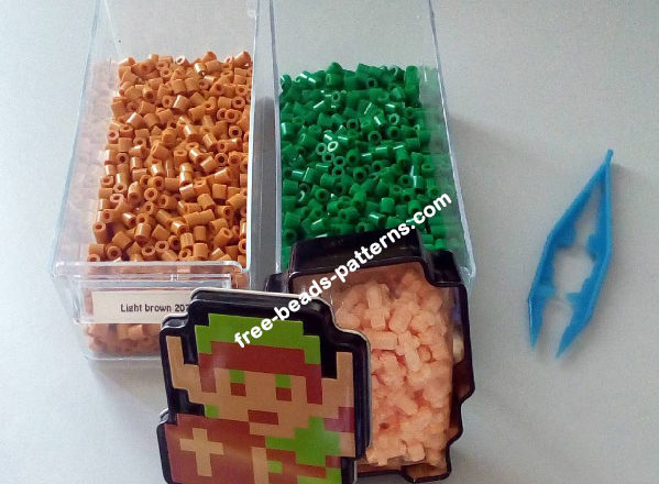 The Legend Of Zelda NES sweets and Hama Beads by Bill