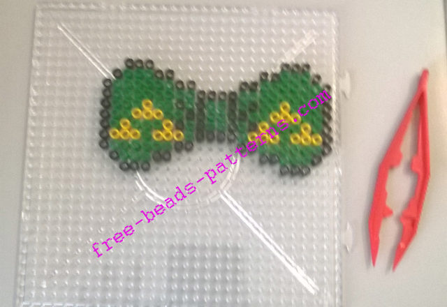 The Legend Of Zelda perler beads bow tie photo