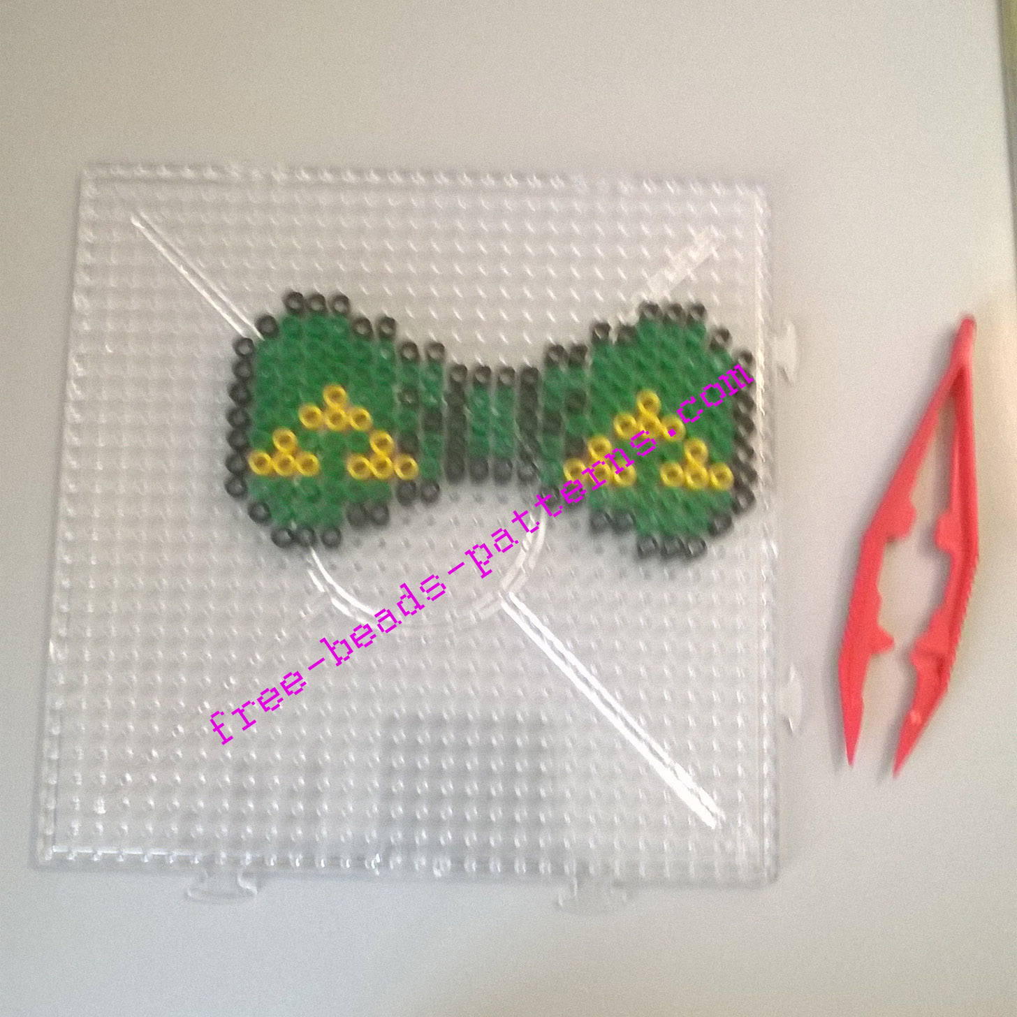 The Legend Of Zelda perler beads bow tie photo