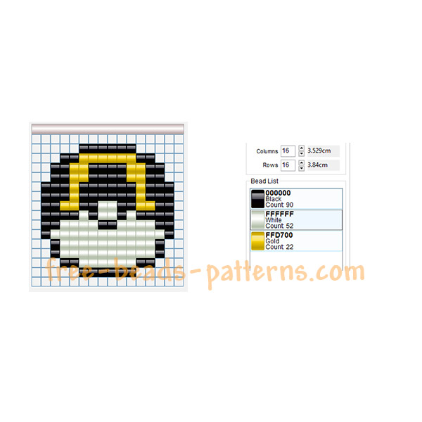 The Pokemon Ultra Ball free fuse beads Shokky Bandz Beads Fusion pattern download