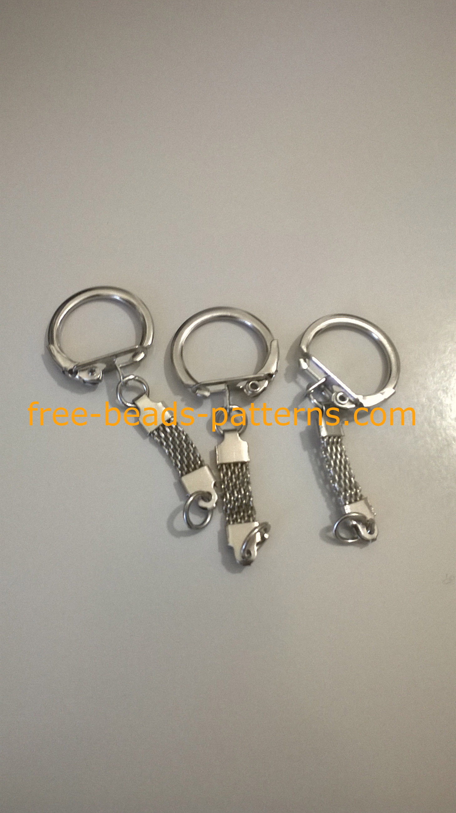 Three pieces keychains perler beads fuse beads handmade crafts supplies photos