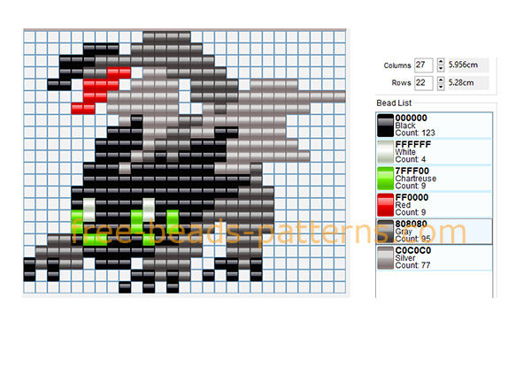 Toothless Dragon Trainer How To Train Your Dragon perler beads Hama Beads pattern