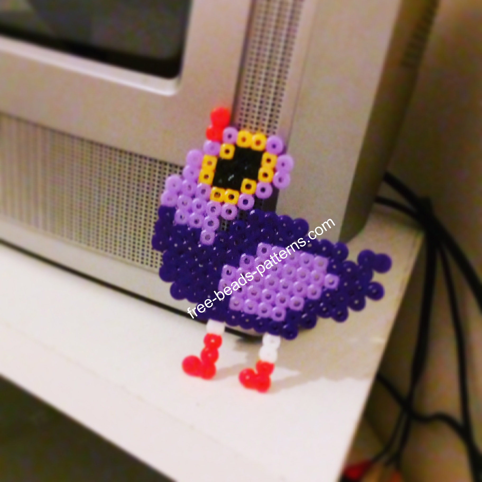 Trash Doves Dove Perler Hama Beads Artkal work photos (3)