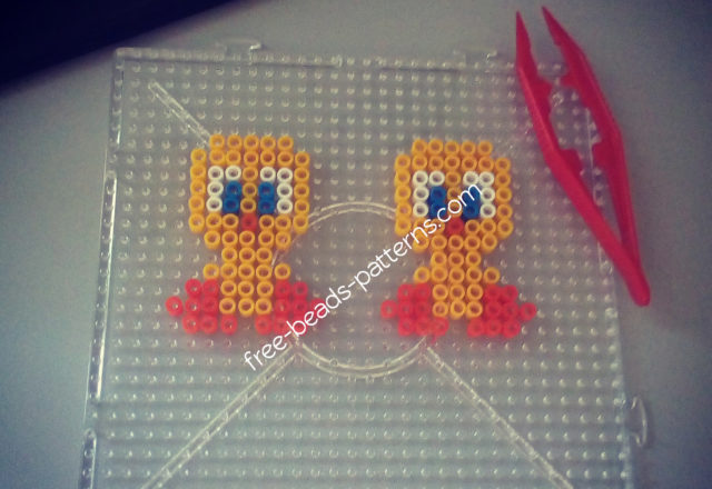 Tweety Bird nabbi beads photopearls work photo