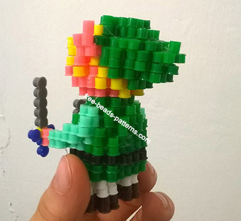 Zelda Link 3D Hama Beads BeadArt photos author Bill (5)