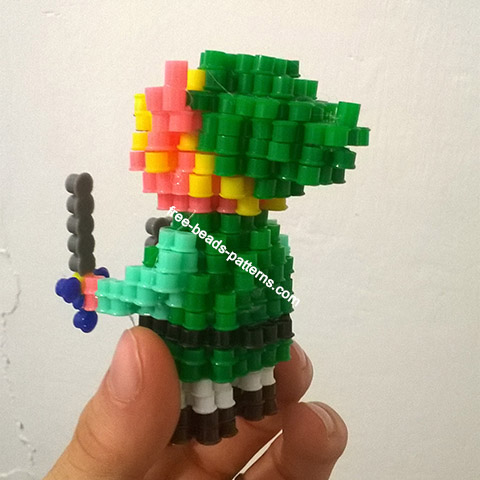 Zelda Link 3D Hama Beads BeadArt photos author Bill (5)