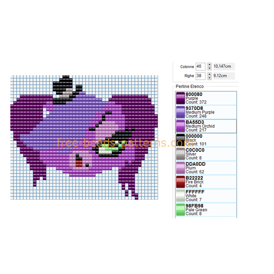 Zoe Trent Littlest Pet Shop character free fuse beads perler beads sprite beads pattern